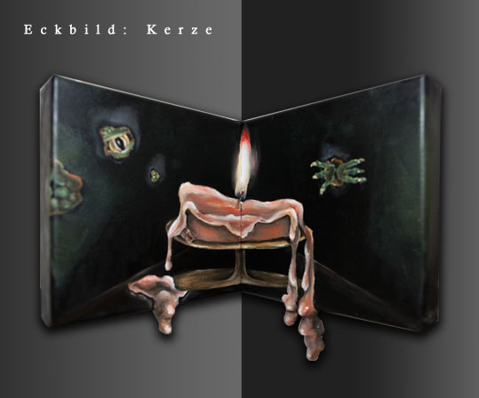 Eckbild: Kerze